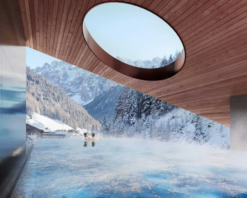 Infinity Poll Grand Hotel Oswald in Val Gardena