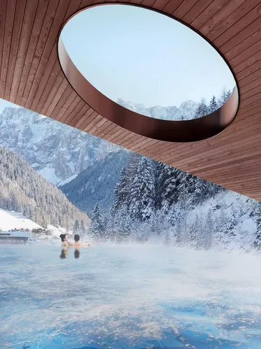 Infinity Poll Grand Hotel Oswald in Val Gardena